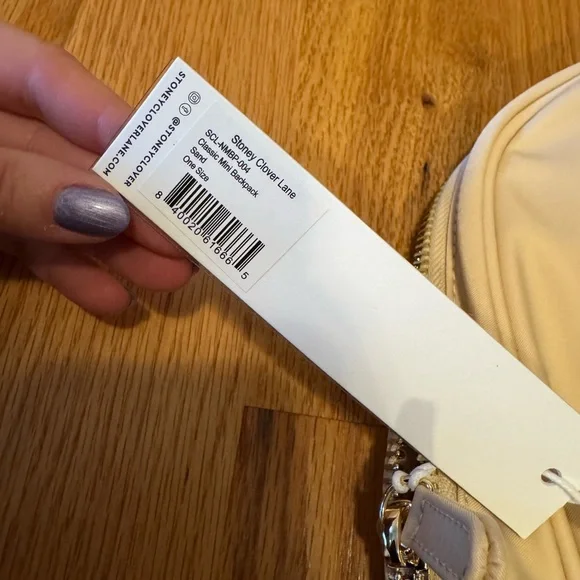 Stoney Clover Mini Backpack - Sand NWT - Picture 8 of 8